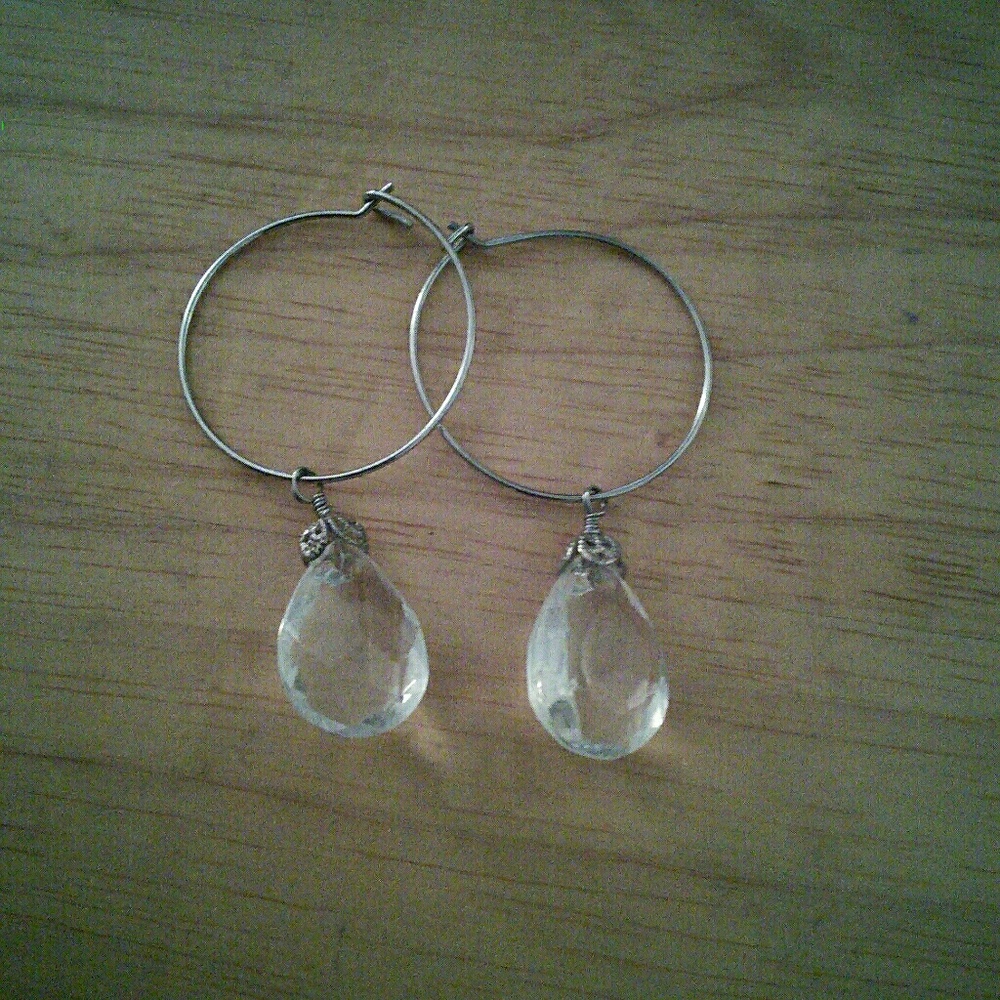 Spring Sale 🌸Handmade hoop dangle earrings